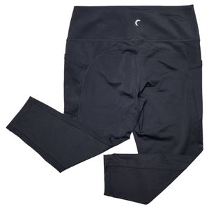 ZYIA Black Pocket Brilliant Hi-Rise Capri 20" Women's Size 14-16